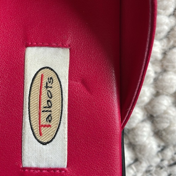 Talbots Red Leather Slide Sandals - Size 8.5 - Picture 12 of 13